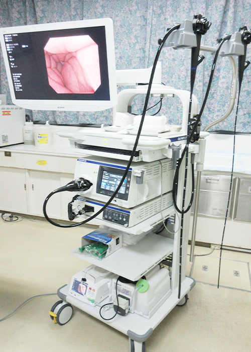 はらだ内科内視鏡健診クリニック内視鏡室の設備紹介
